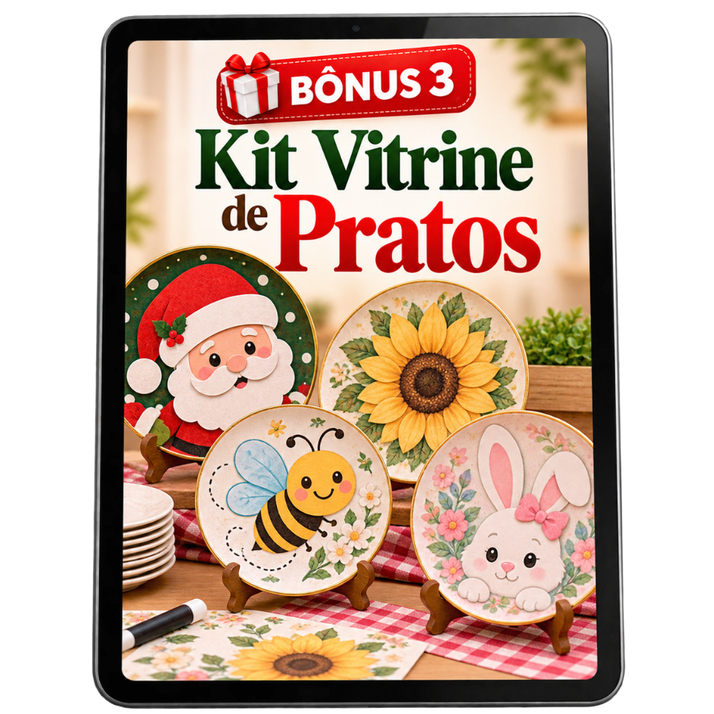 Bônus 3 - Kit Vitrine de Pratos
